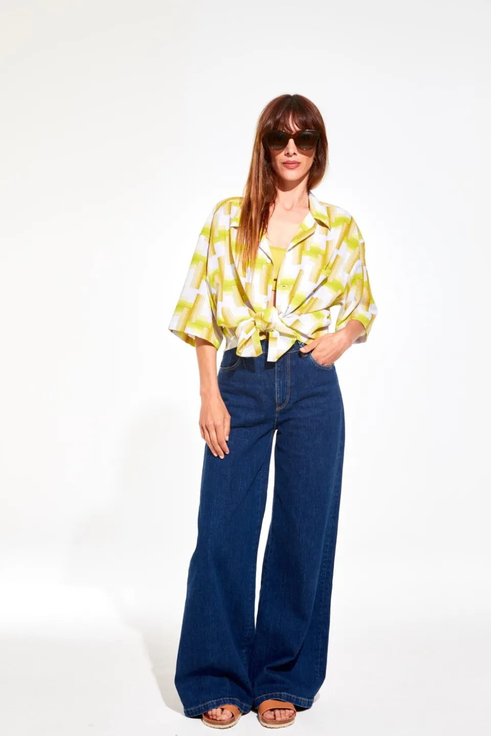 Discount Mapoésie Chemise Homy Echo Lime
