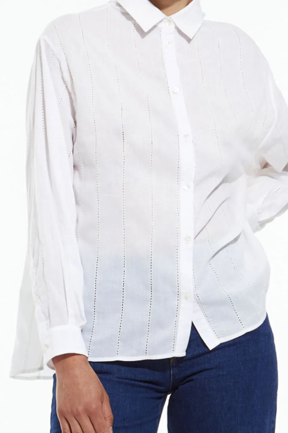 Online Mapoésie Chemise Rosalie Gobi Ecru