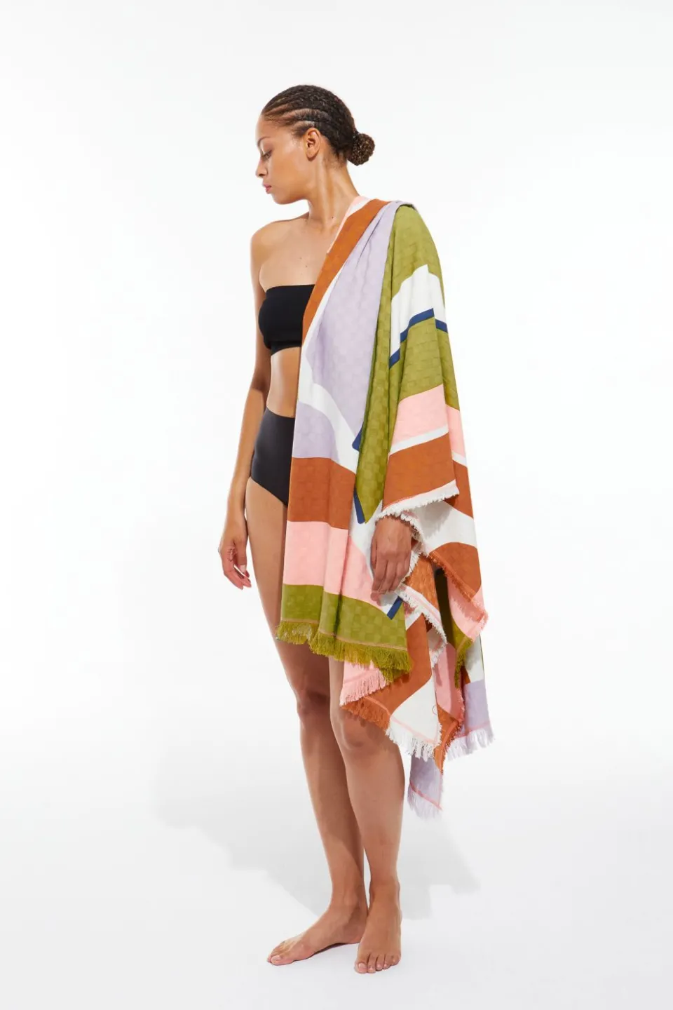 Hot Mapoésie Drap De Plage La Vague Pastel