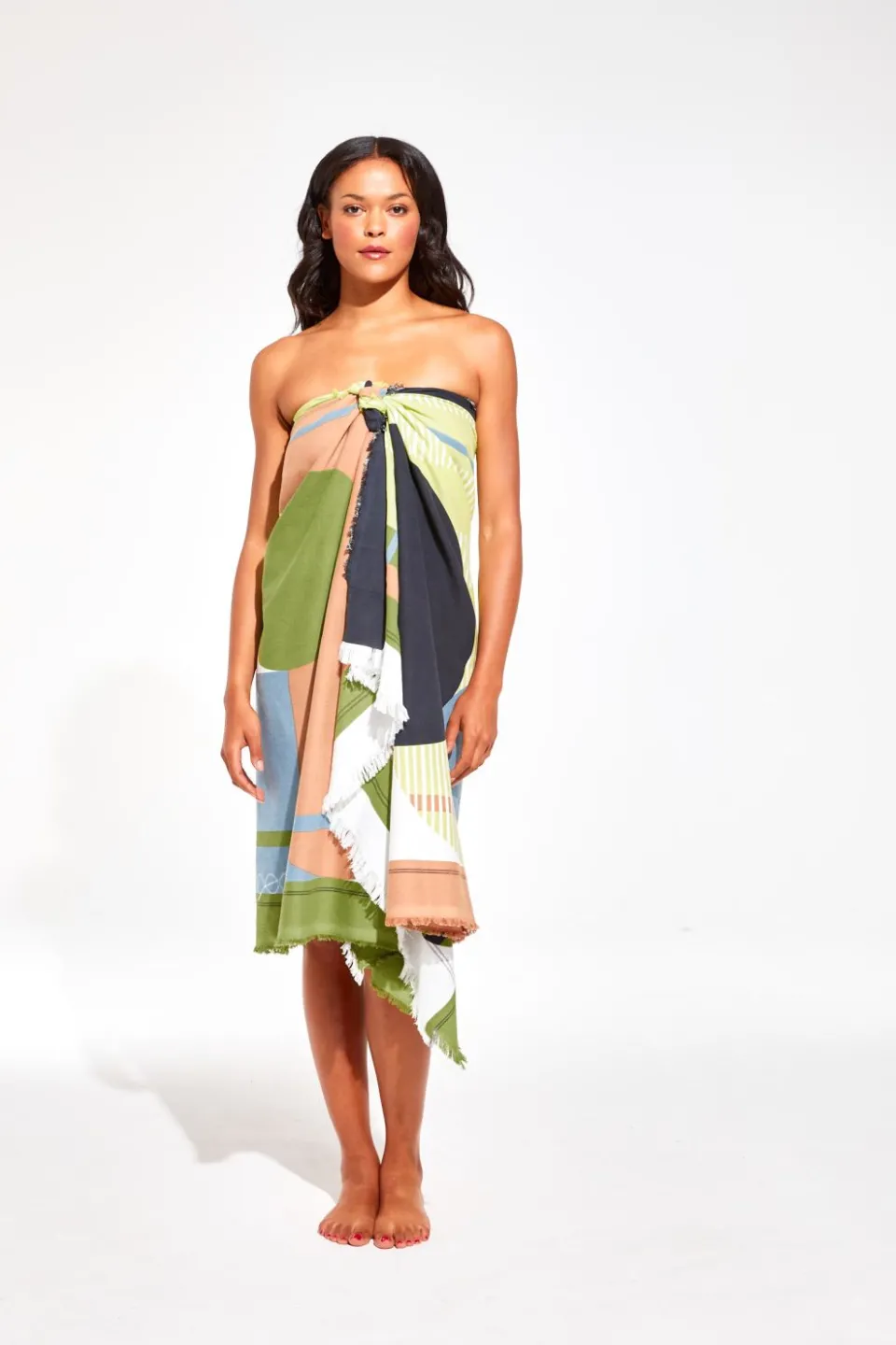 Hot Mapoésie Drap De Plage Abstract Lime