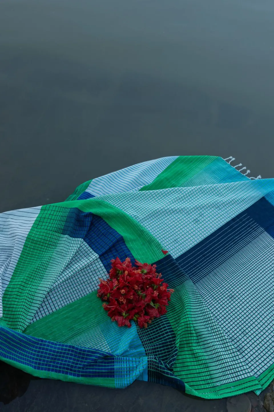 Fashion Mapoésie Drap De Plage Echo Vert