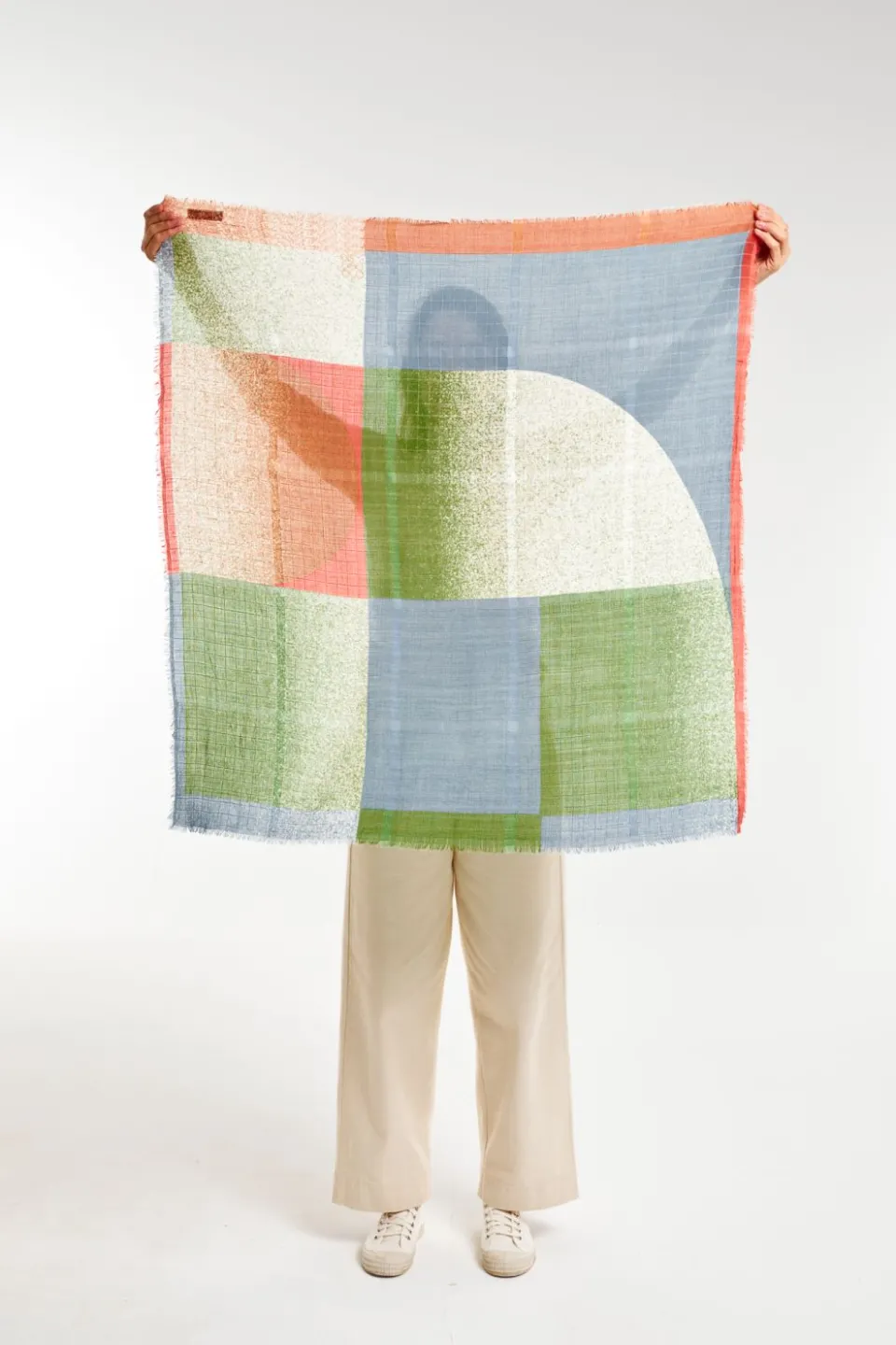 Hot Mapoésie Foulard Astral Petrole