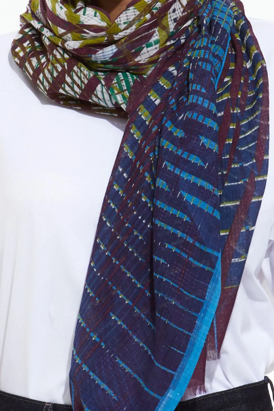 Discount Mapoésie Foulard Cosmique Vert