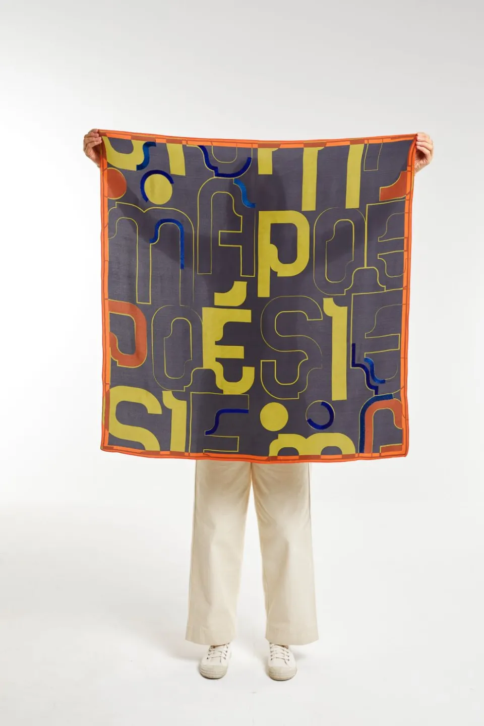 Online Mapoésie Foulard Idole Noir
