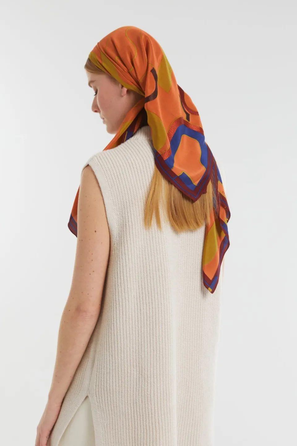 Discount Mapoésie Foulard Idole Terracotta