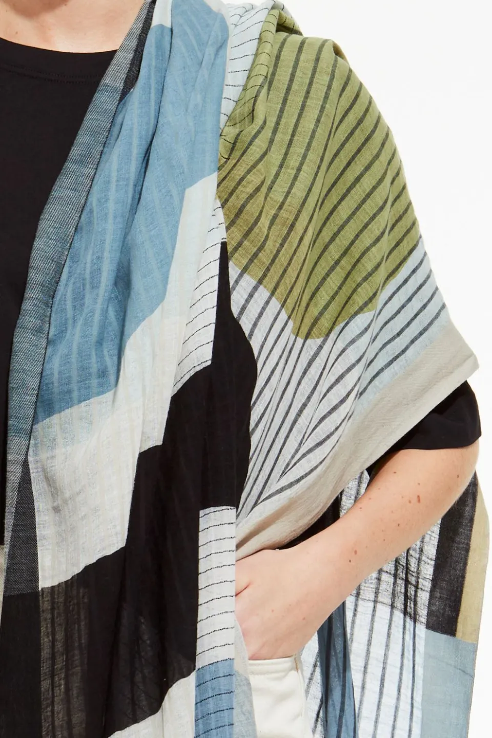 Sale Mapoésie Foulard Namibie Sauge