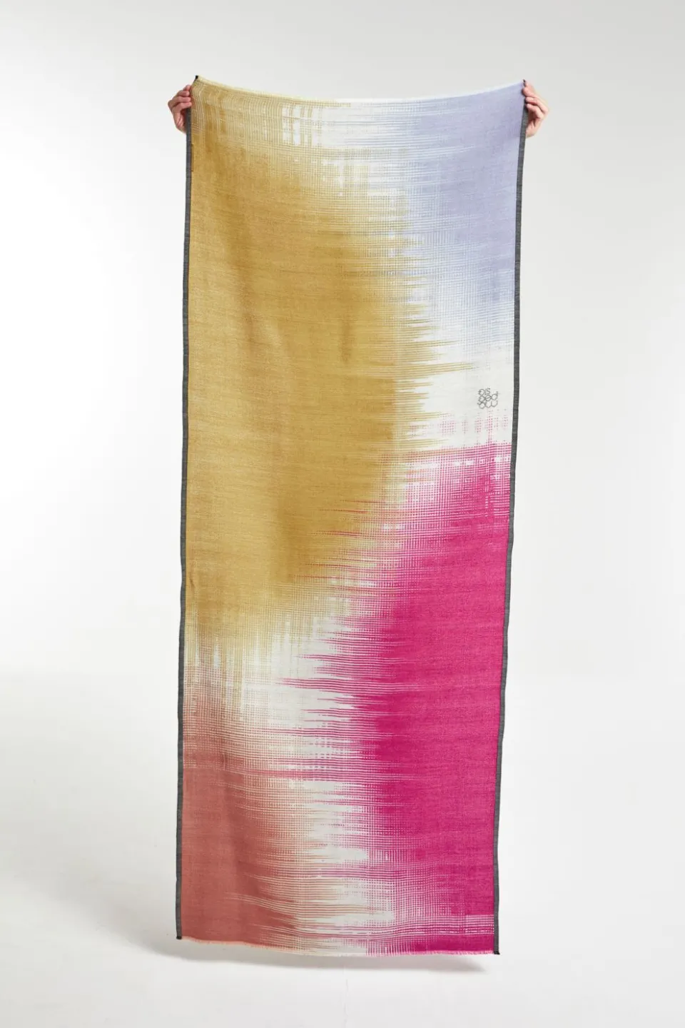 Online Mapoésie Foulard Osmose Ocre Rose