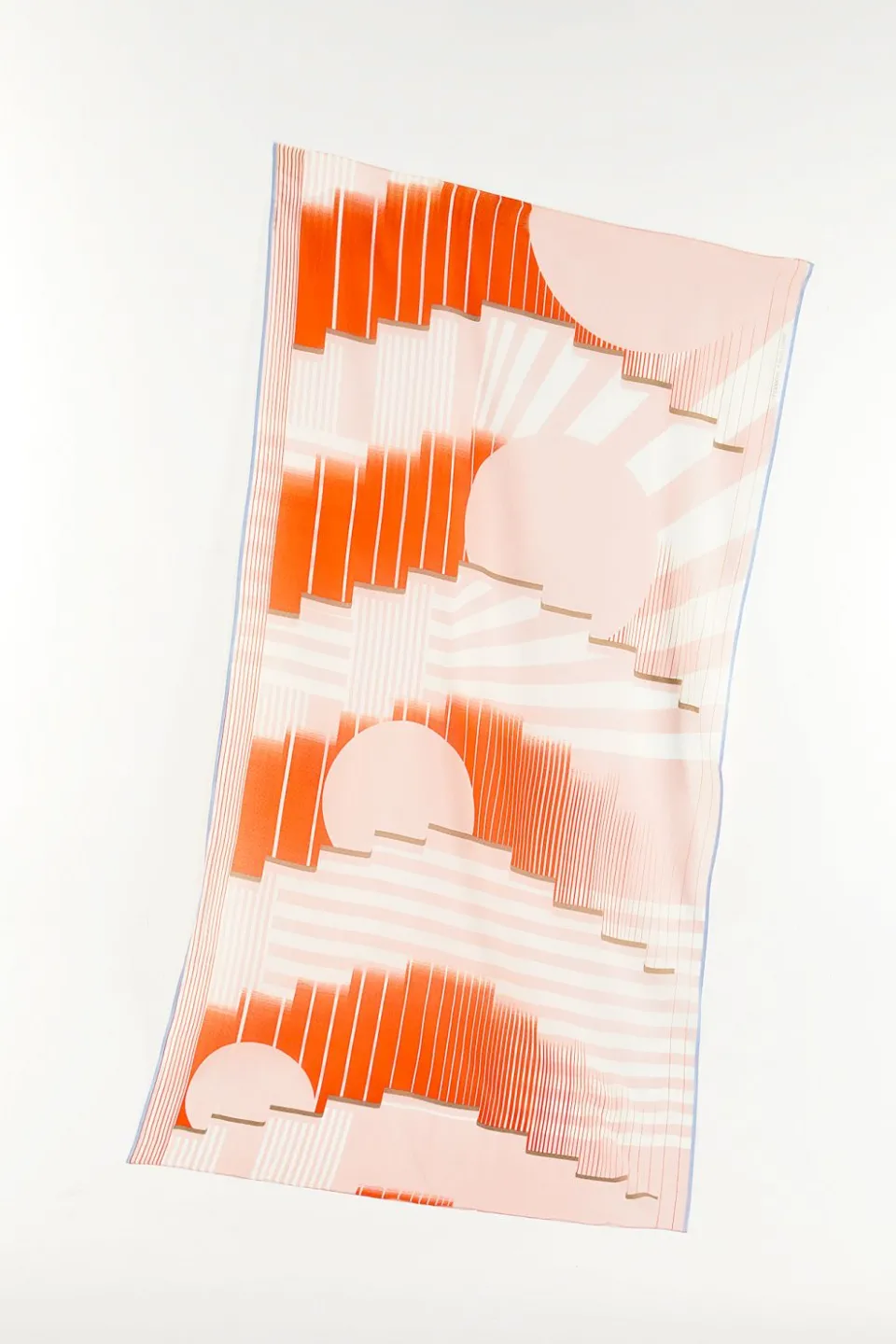 Sale Mapoésie Foulard Soleil Levant Vermillon