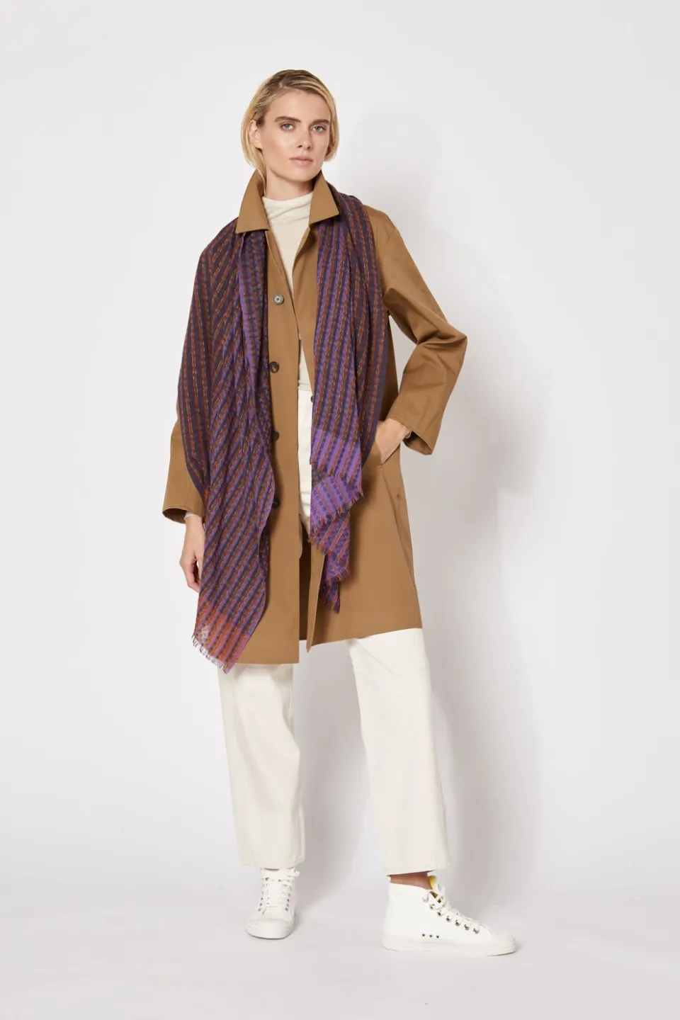 Fashion Mapoésie FOULARD AVENTURE VIOLET