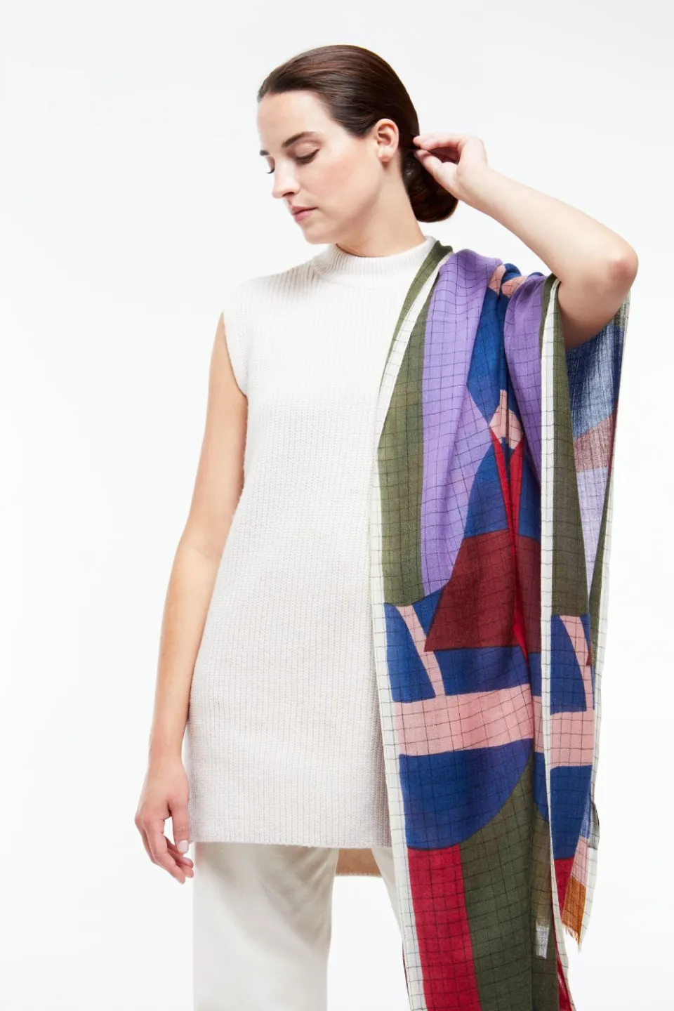Outlet Mapoésie Foulard Chance Nuit