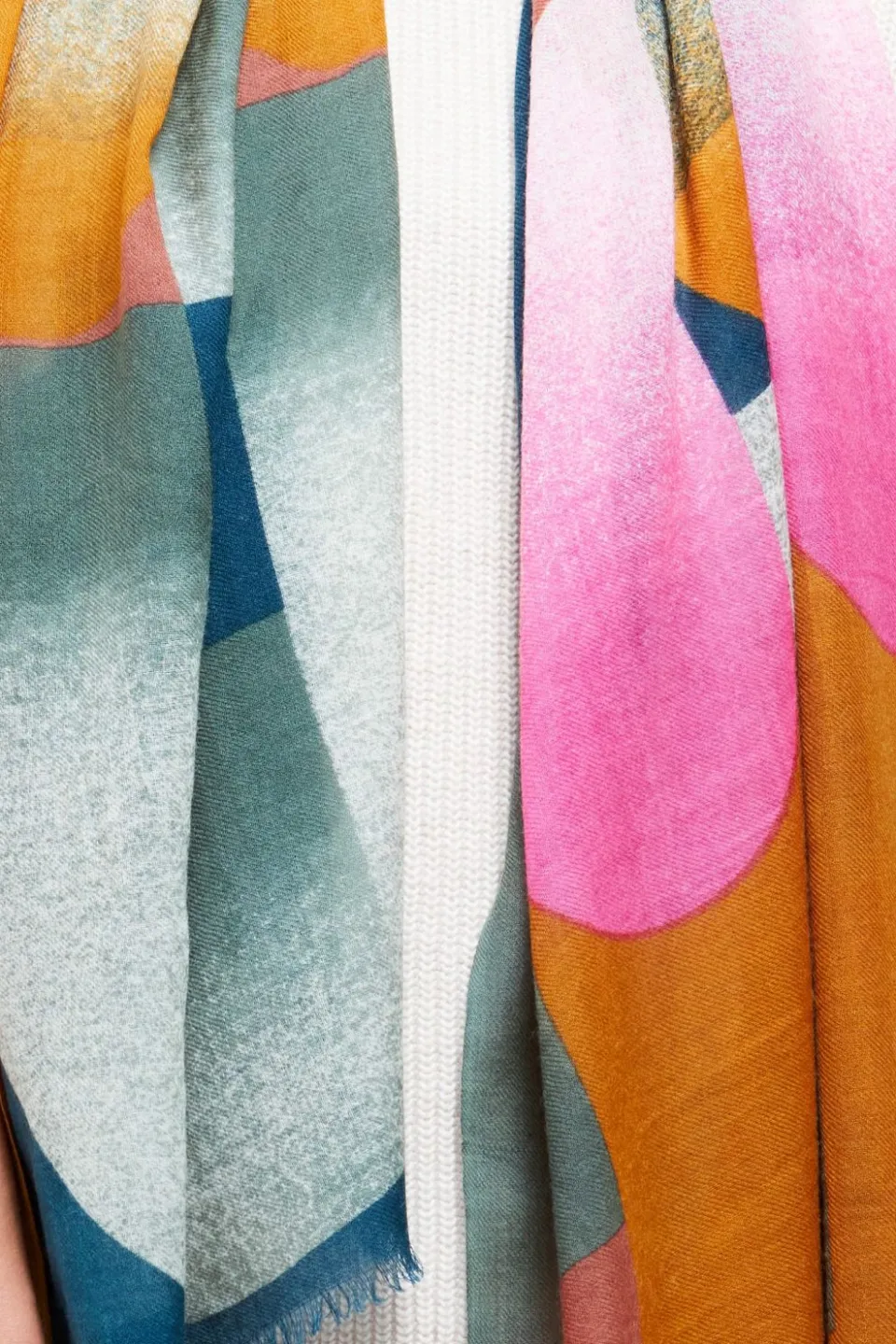 Fashion Mapoésie Foulard Diurne Blush Gris