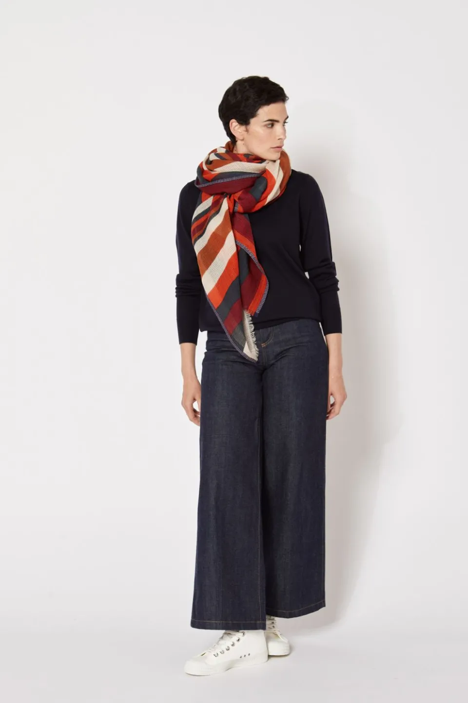 New Mapoésie FOULARD NEW WAVE VERMILLON