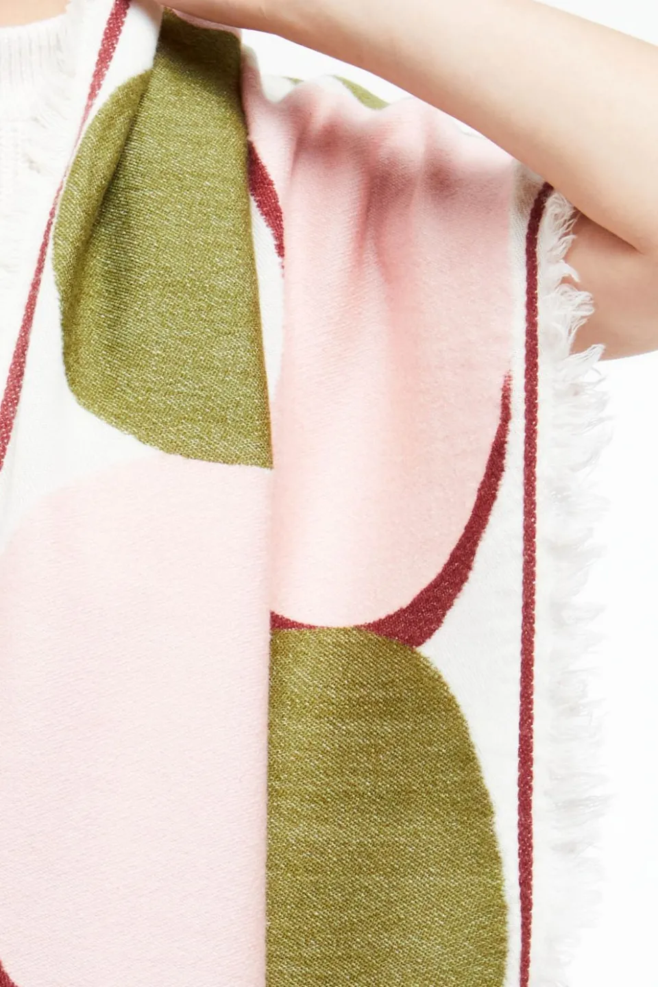Online Mapoésie Foulard Nymphe Rose