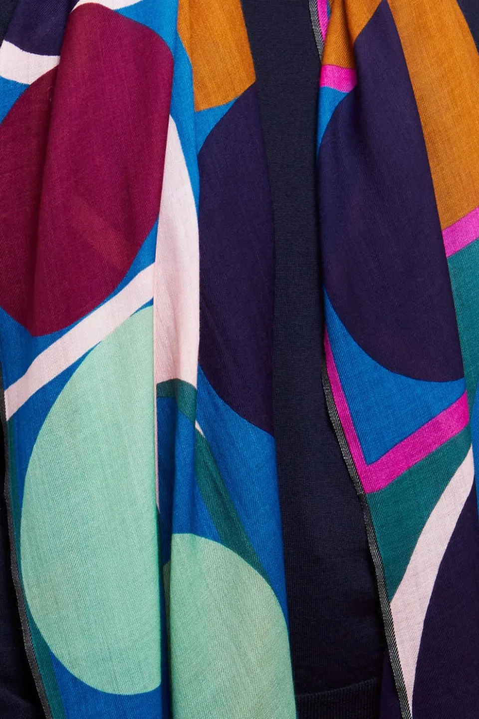 Best Mapoésie Foulard Onde Bleu