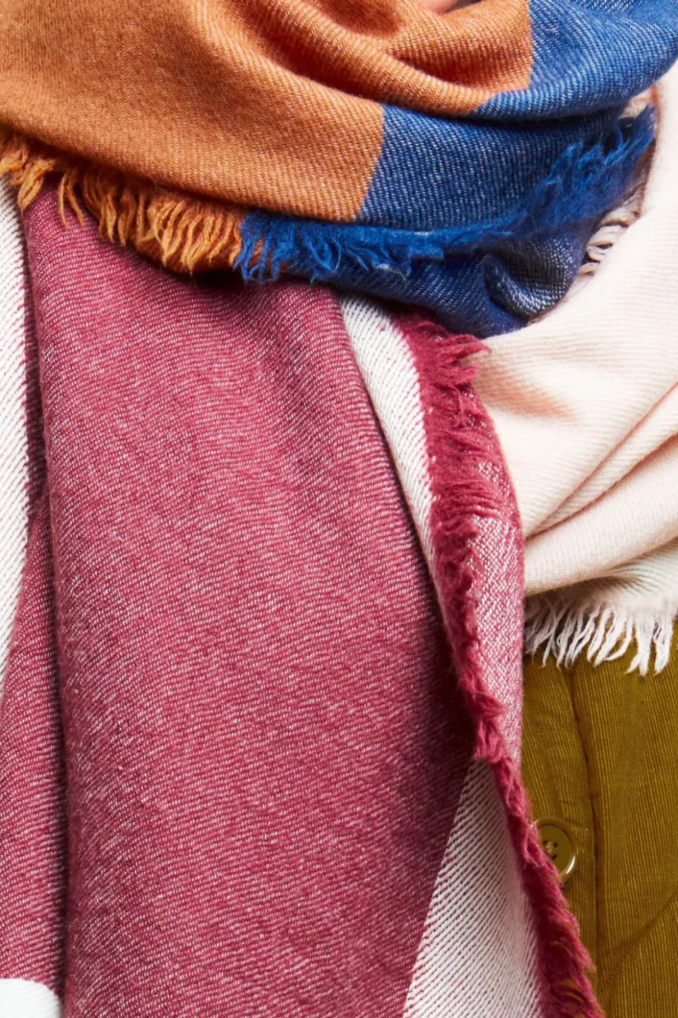 Sale Mapoésie Foulard Suzon Bordeaux Bleu