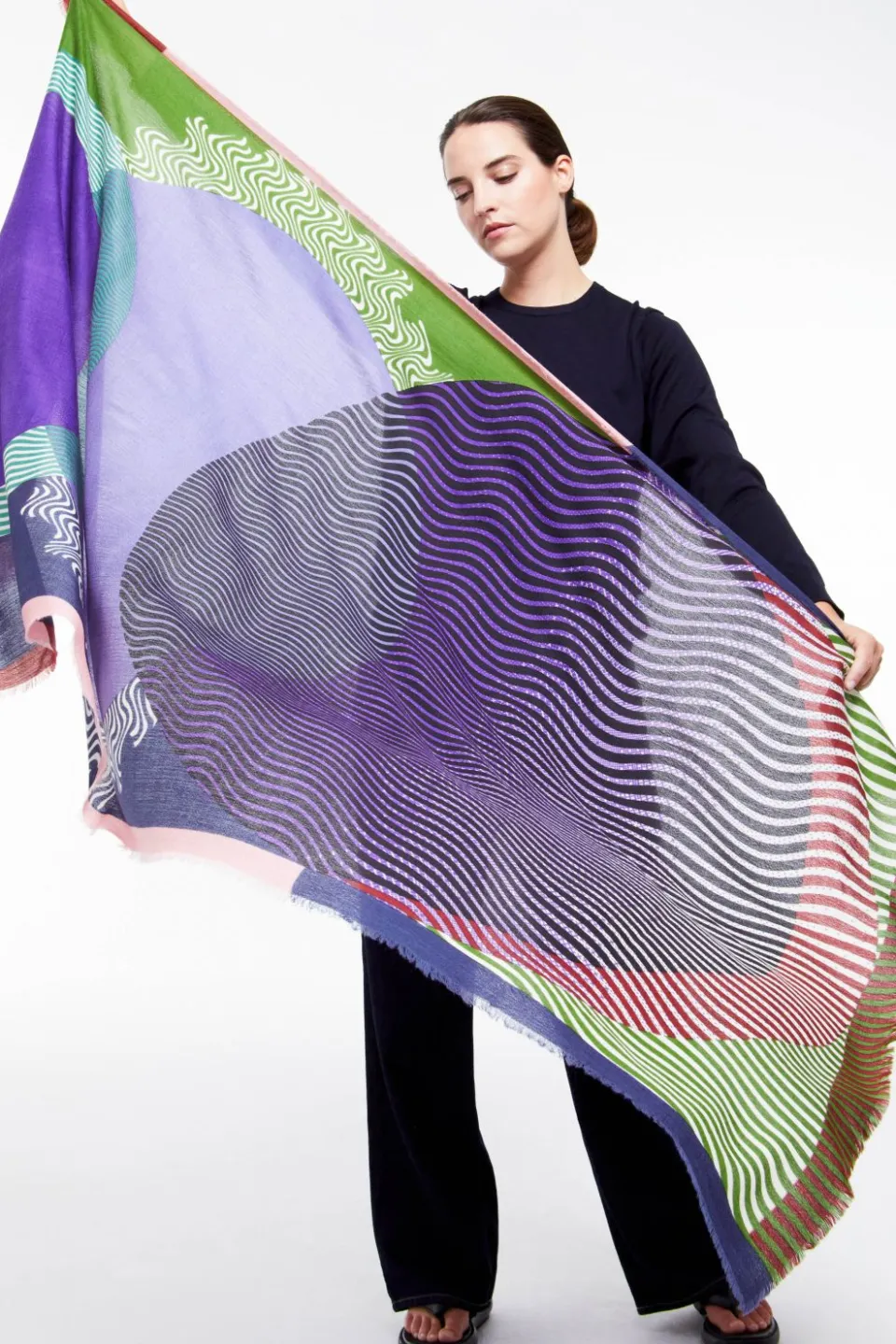 Hot Mapoésie Foulard Évanescent Ultra Violet