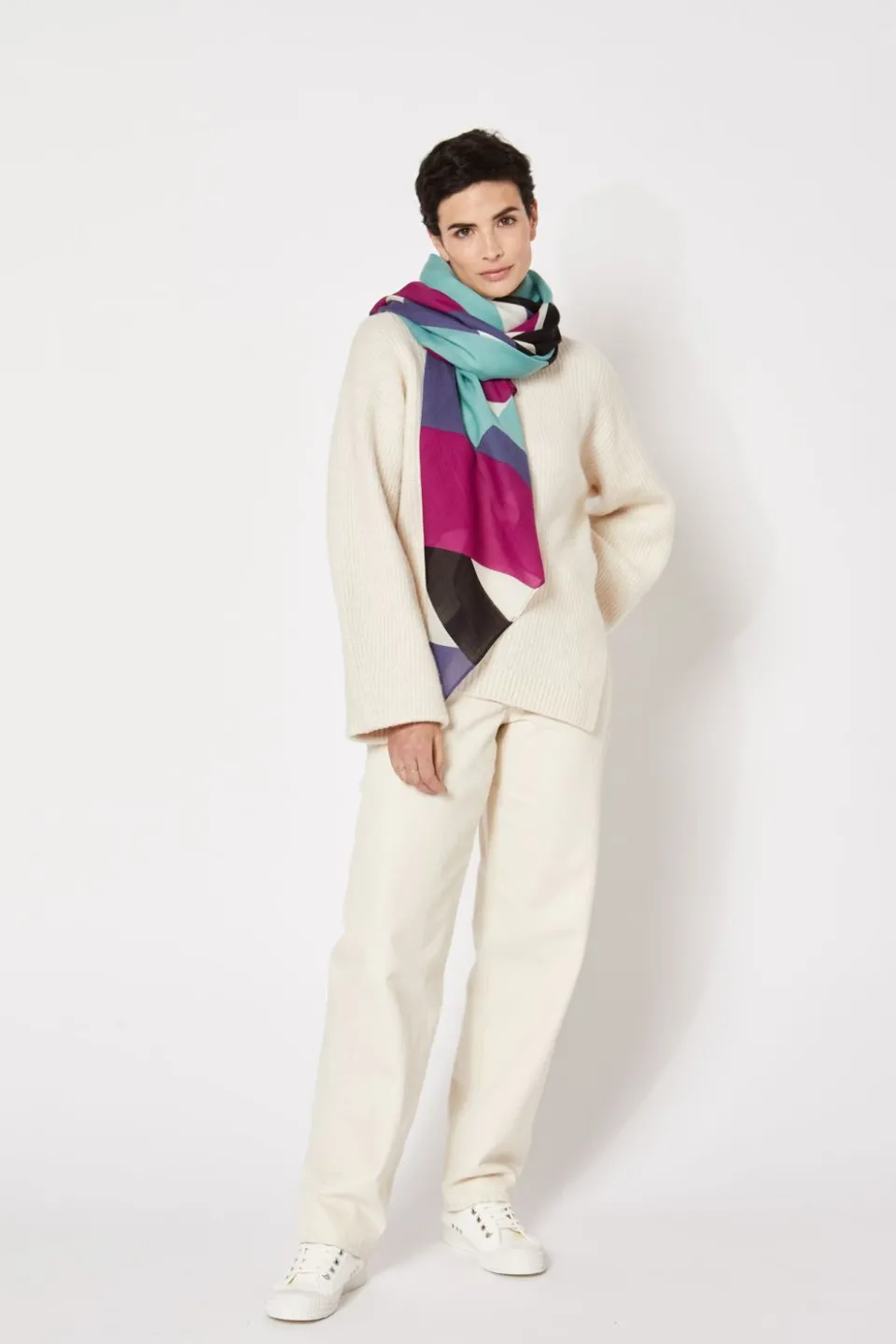 New Mapoésie FOULARD VISION VIOLET