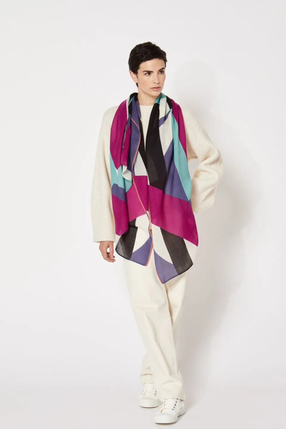 New Mapoésie FOULARD VISION VIOLET
