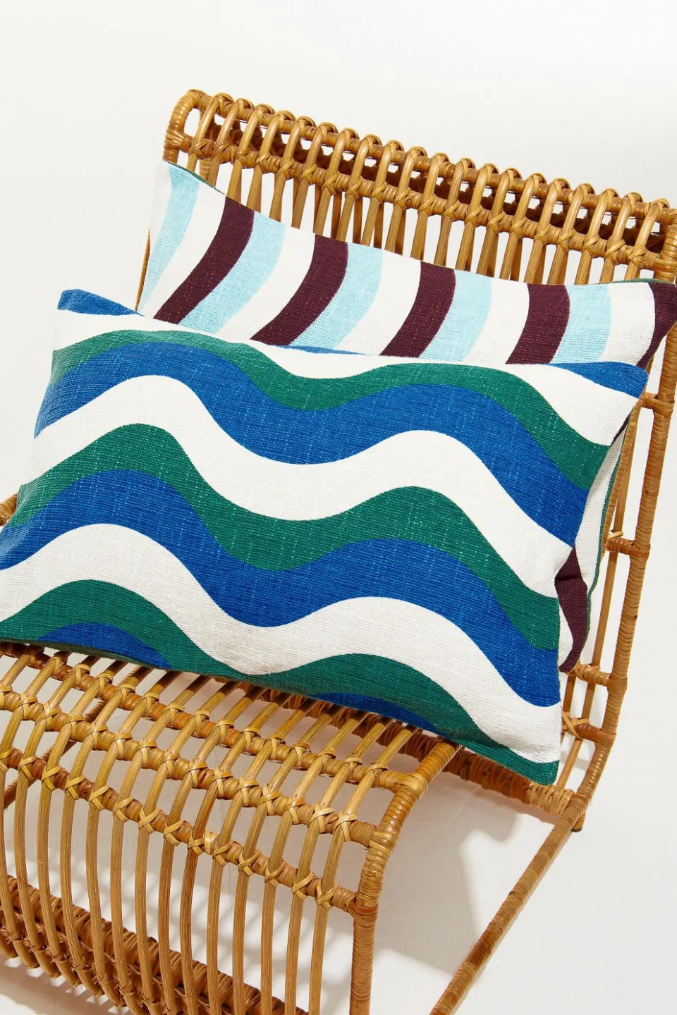 Outlet Mapoésie Housse De Coussin Gamma Bleu