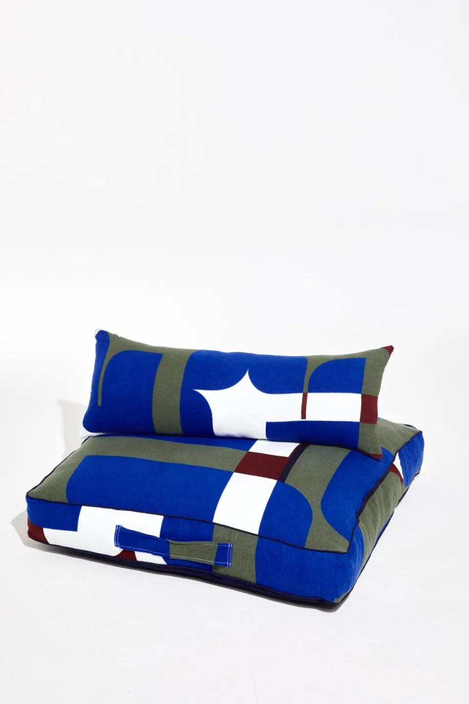 Sale Mapoésie Housse de Coussin Chance Bleu 30/80Cm