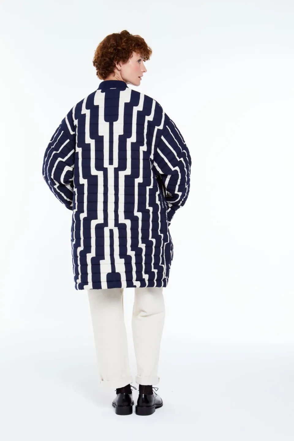 Fashion Mapoésie Manteau Jim Céleste Bleu