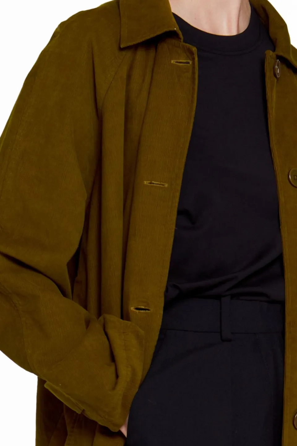 Sale Mapoésie Manteau Leonor Madone Kaki