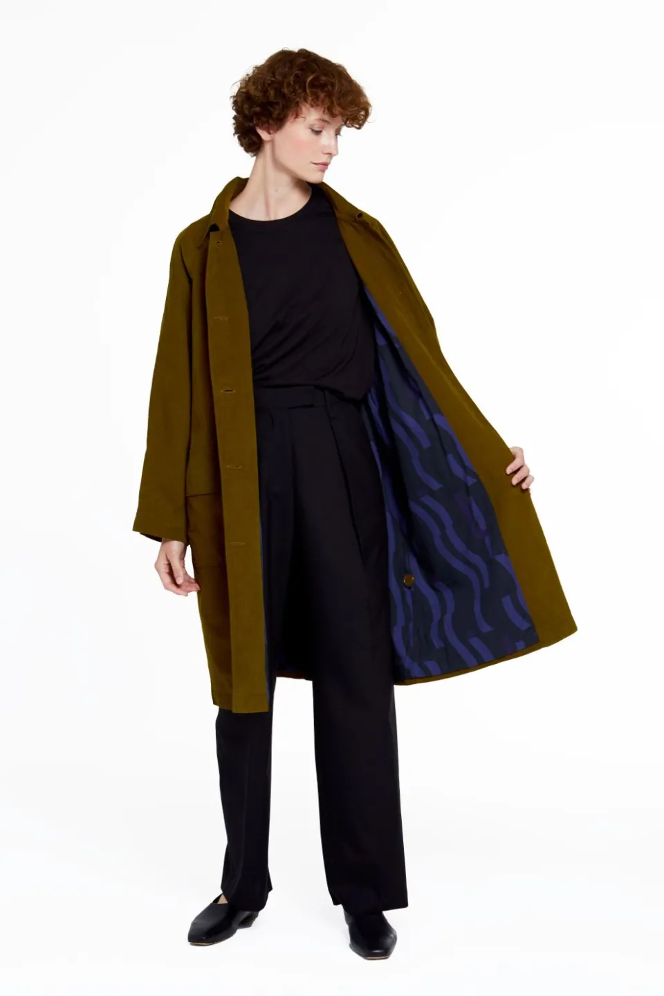 Sale Mapoésie Manteau Leonor Madone Kaki