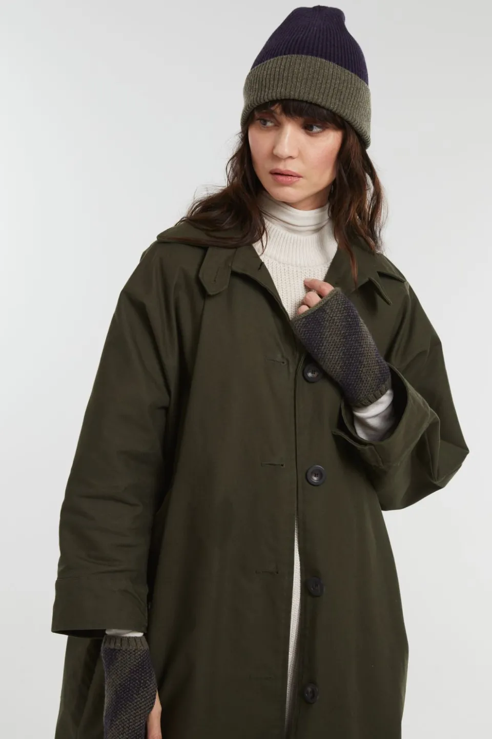 Fashion Mapoésie Mitaines Ebba Marine