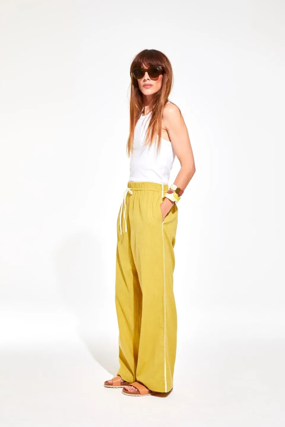 Discount Mapoésie Pantalon Max Zephyr Kaki