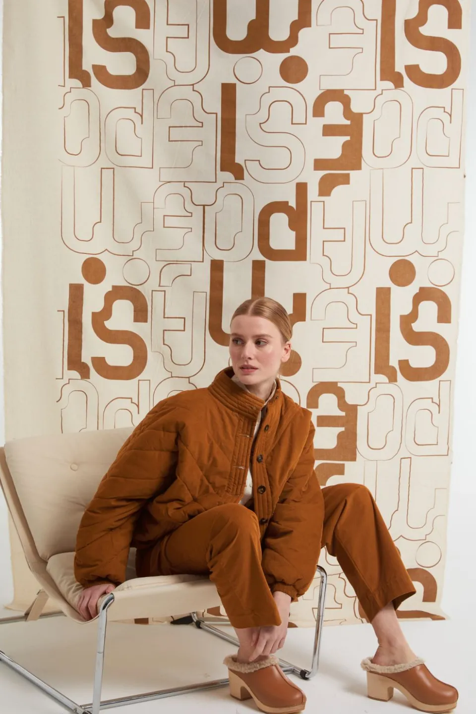 Outlet Mapoésie Pantalon Olivia Gala Ocre