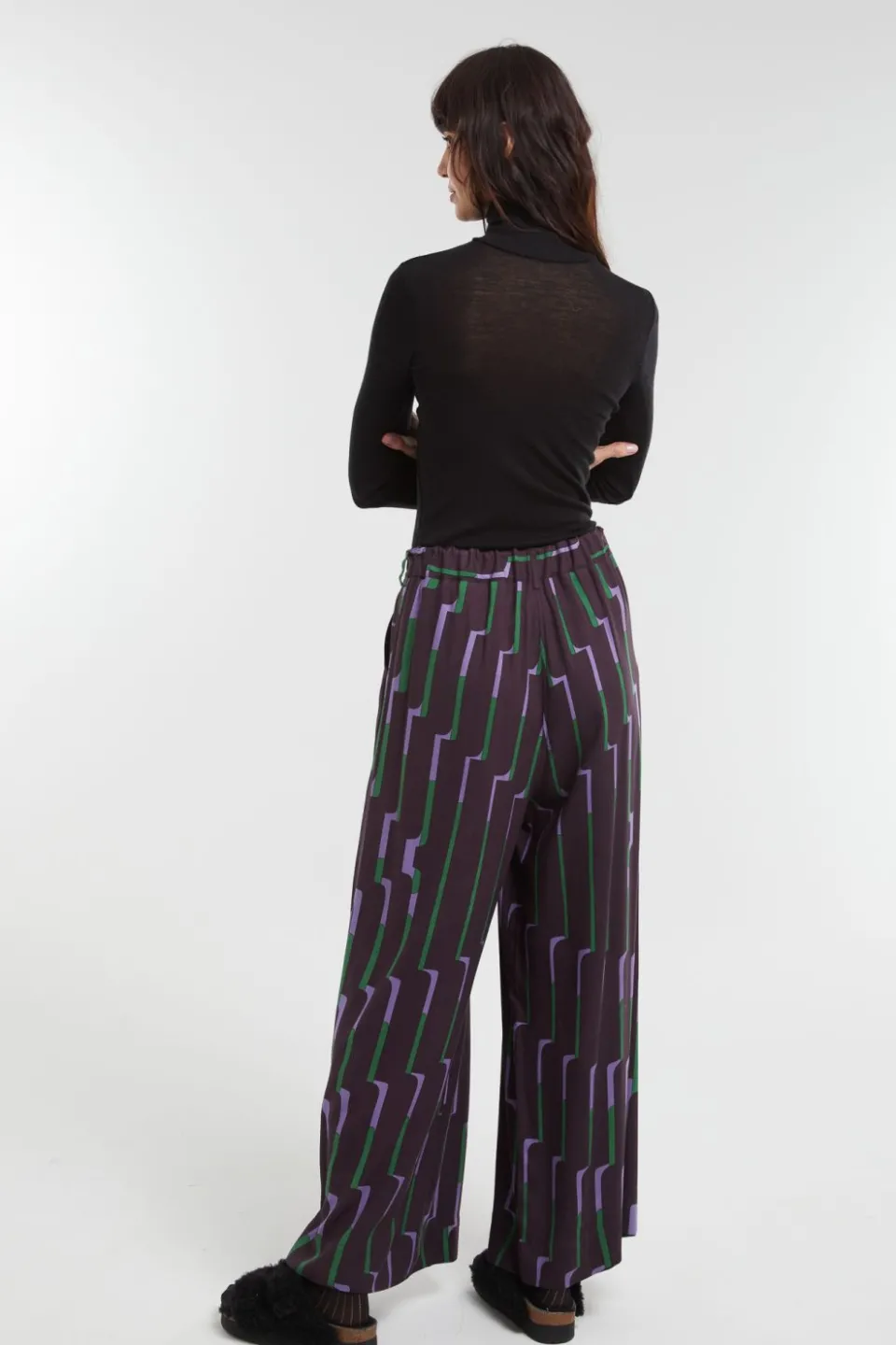 New Mapoésie Pantalon Penelope Celeste Vert