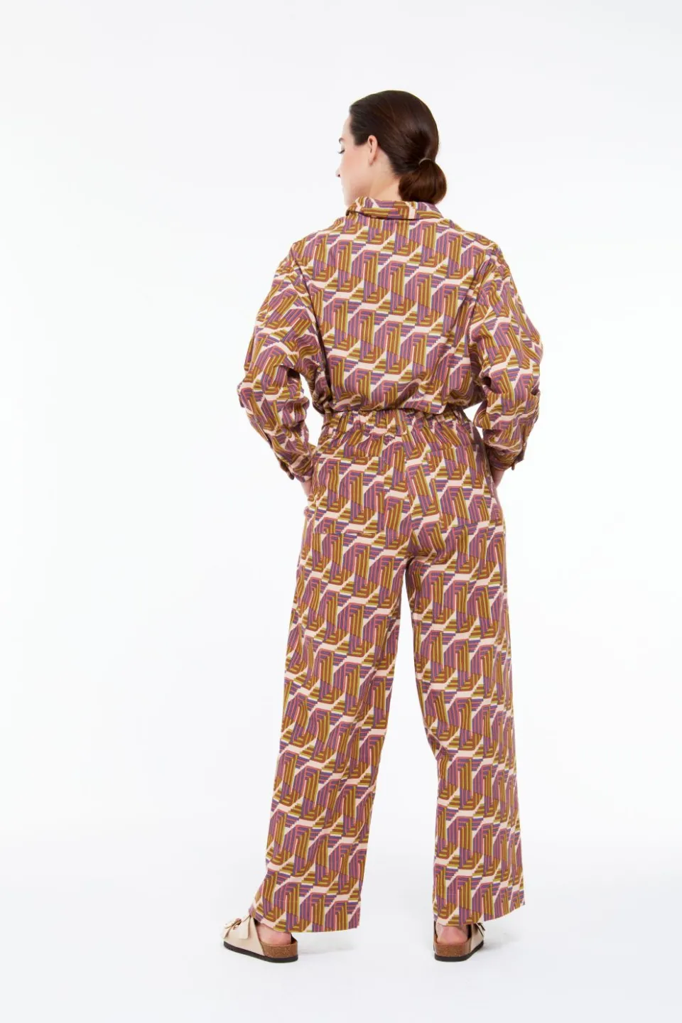 New Mapoésie Pantalon Victor Atome Rosewood