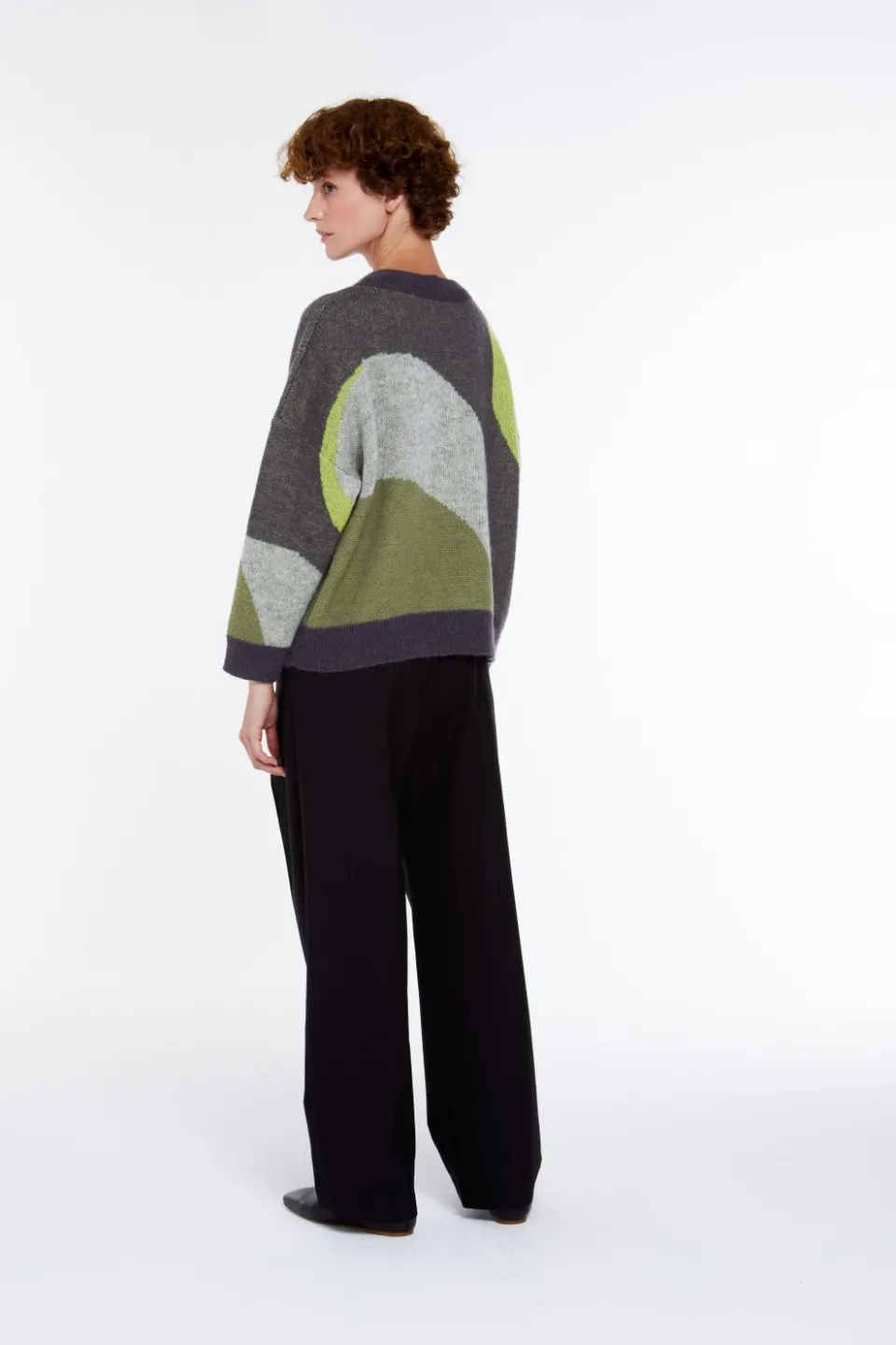 Outlet Mapoésie Pull Nina Nymphe Gris