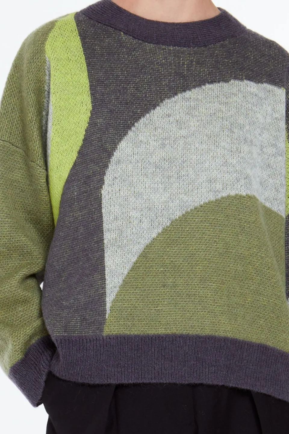 Outlet Mapoésie Pull Nina Nymphe Gris