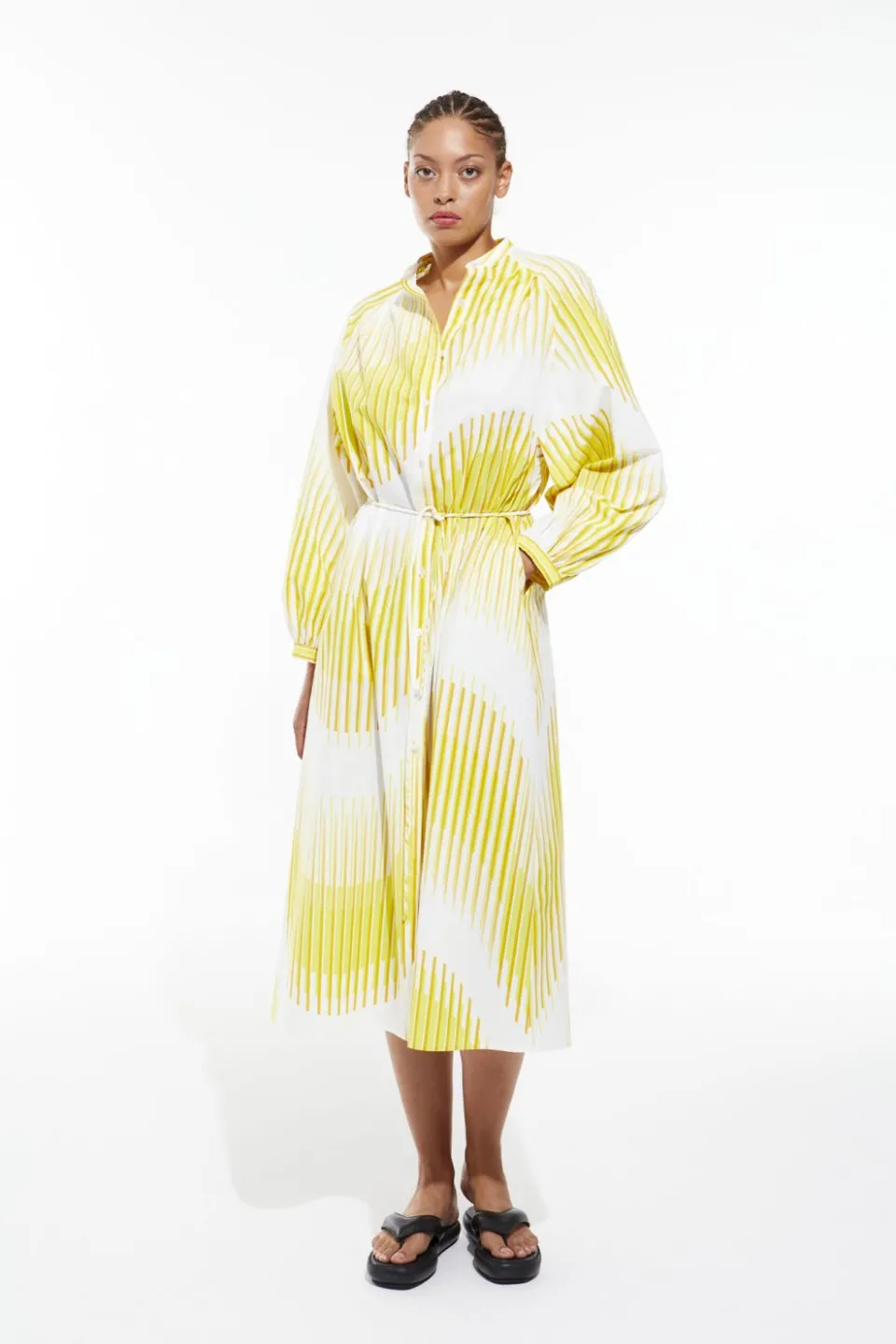 Clearance Mapoésie Robe Eulalie Maree Lime