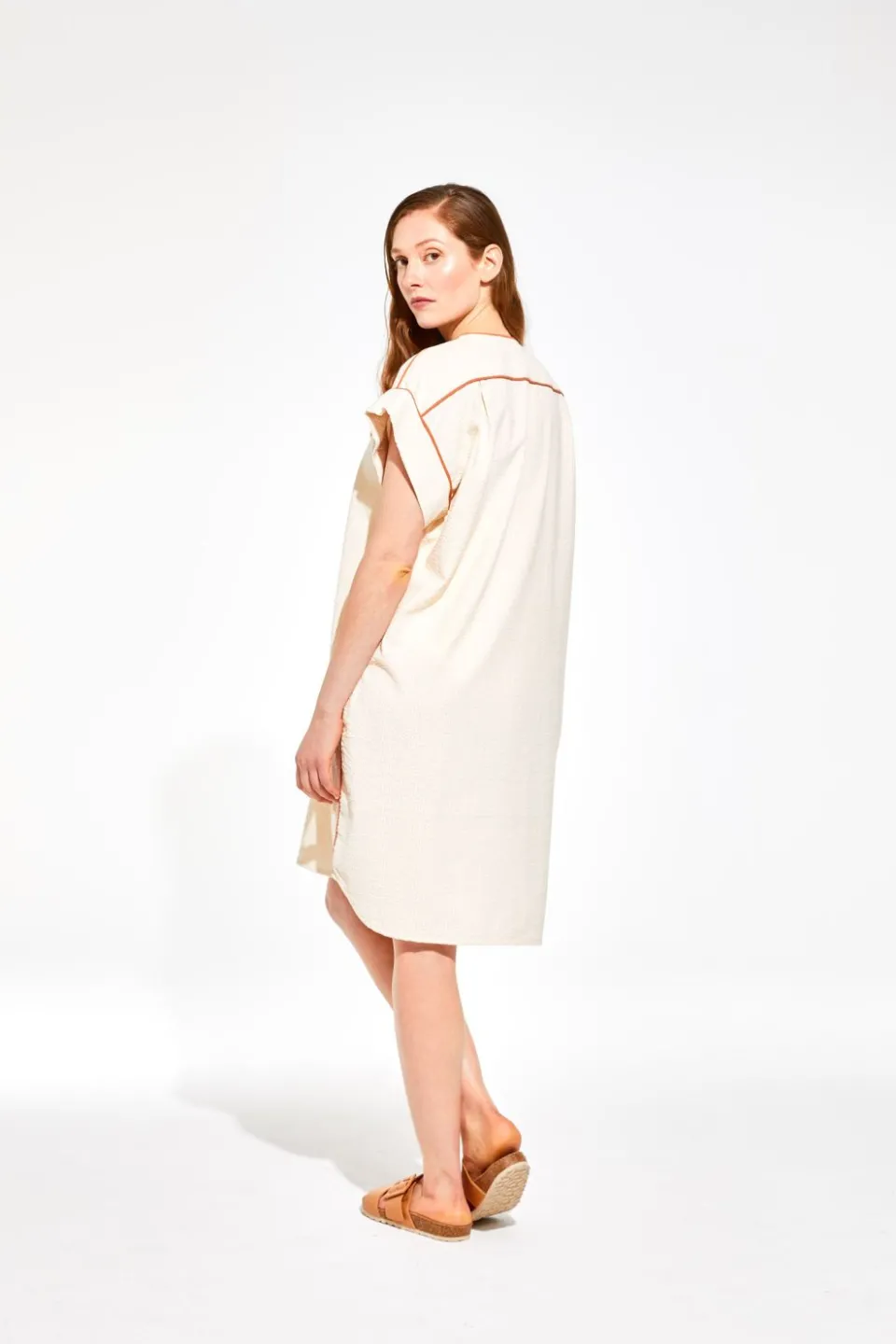 Fashion Mapoésie Robe Syracuse Terra Ecru