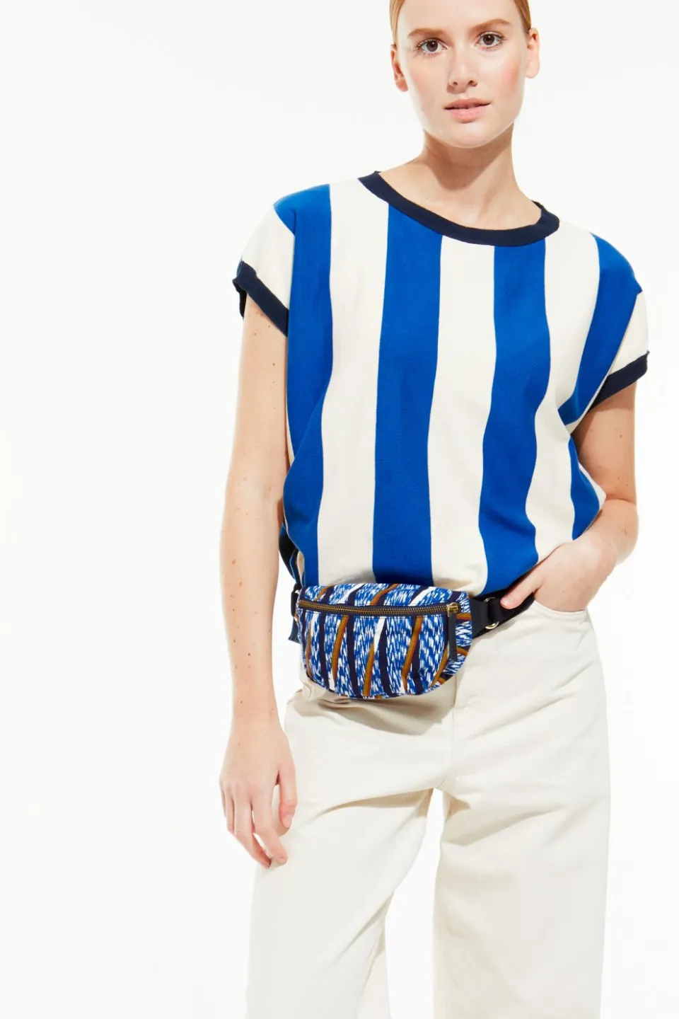 Fashion Mapoésie Sac Banane S Chiara Resonance Bleu