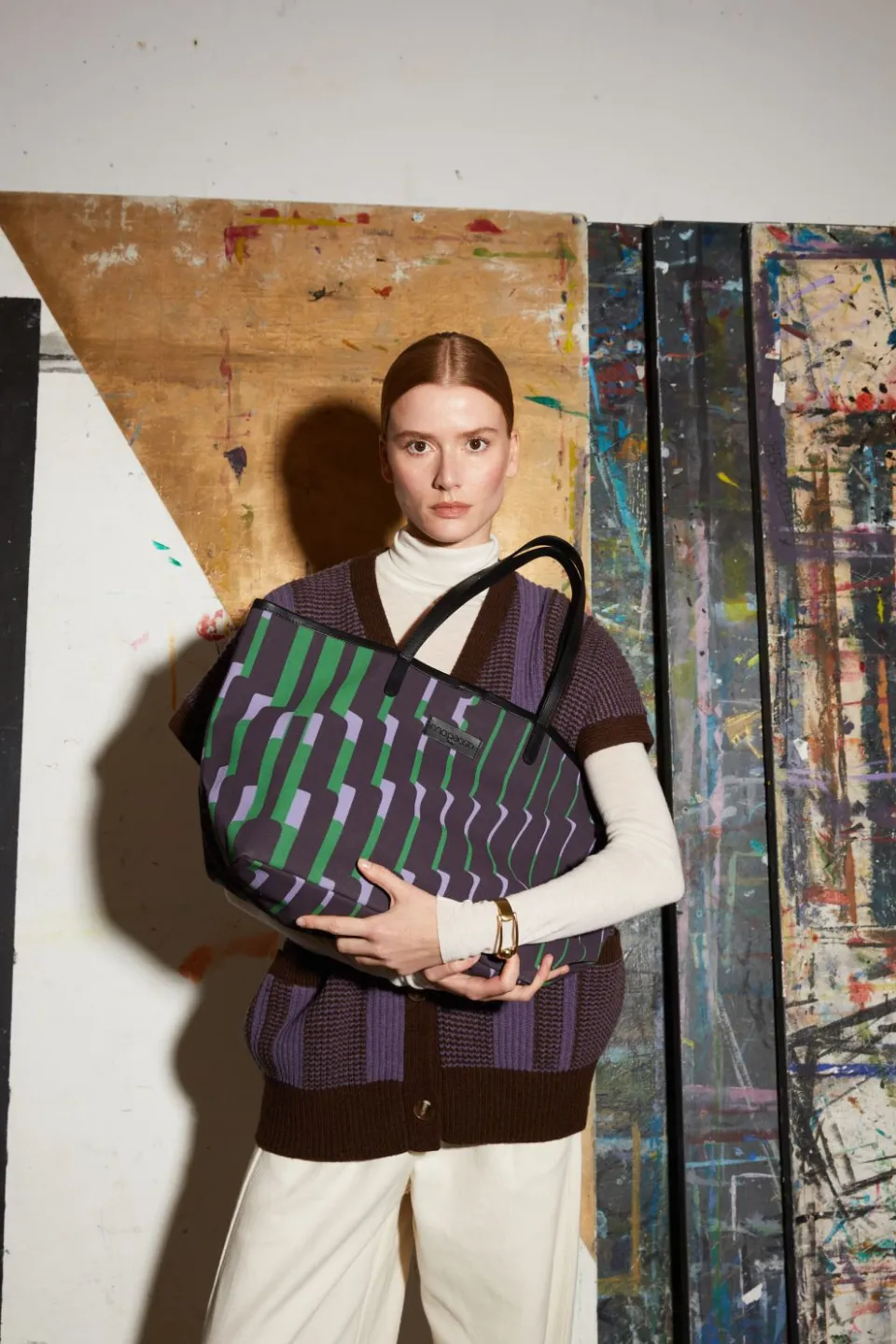 Clearance Mapoésie Sac Mirae Celeste Vert