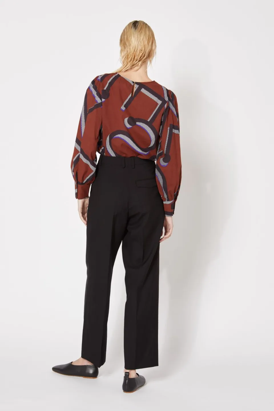 New Mapoésie TOP CLAUDIA MONOGRAMME ROUX