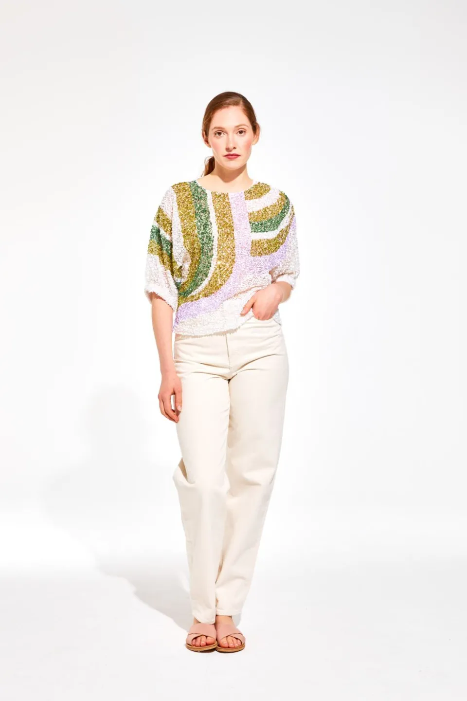 New Mapoésie Top Nicole Dream Kaki Parme