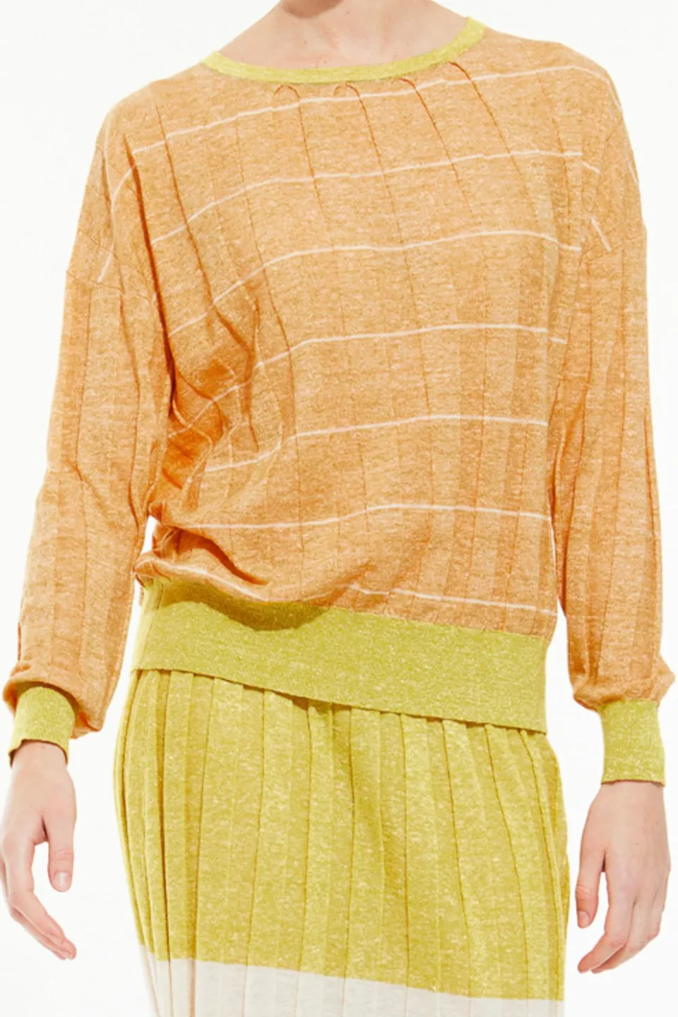 Outlet Mapoésie Top Victoria Jaspe Ambre Naturel